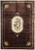 10'2 x 14 French Aubusson design rug in brown with ivory oval floral medallion
