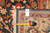 9x12 rug back with genuine hand woven Oriental rug tag and tape measure for scale
