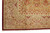 Corner detail showing zigzag guard stripe, ivory border palmettes and gold field cresting arches