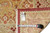 Back tag reading F-4176 with tape measure confirming the 8 by 11 rug size