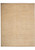 Full view of 8' x 9'9" Ziegler Chobi rug showing pale sand field and faint floral border