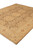 8x10 Afghan wool rug at an angle, natural hand spun pile catching soft light