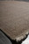 Angled corner view of the 8x8 square Oriental rug with ivory cotton fringe