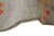 Hand-finished selvage edge and plush grey wool pile on this brand new Oriental area rug