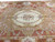 Beige field with looping rose garlands, acanthus crests and ivory border cartouches visible