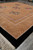 Close corner view showing thick half inch wool pile and deep black outer border