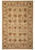 Full overhead view of the beige Ziegler rug with all-over palmettes and a vine border