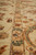 Detail of the guard stripe and inner border taken at a shallow raking angle
