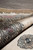 Macro of the pile rolled at the edge, border stripes and wool depth in sharp focus