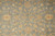 Close view of the field centre, gold palmettes and vine scroll on blue-grey ground