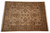 9x12 Jaipur Oriental rug shown full length, ivory beige center with layered camel brown borders