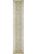 Green and ivory Ziegler runner rug shown full length with all over floral vine design