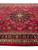 Mashad wool rug seen lengthwise, medallion centered between floral spandrels and five layered borders