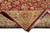 Folded back corner showing the hand-knotted reverse, tight knot count and clear design definition
