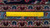 Ruler laid across the border showing knot rows and fine weave of this Kashan rug