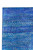 Corner close-up showing aqua and cobalt blue pile with diamond lattice and dotted bands