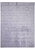 Lavender modern wool rug shown flat, tonal striated field with soft ivory highlights throughout