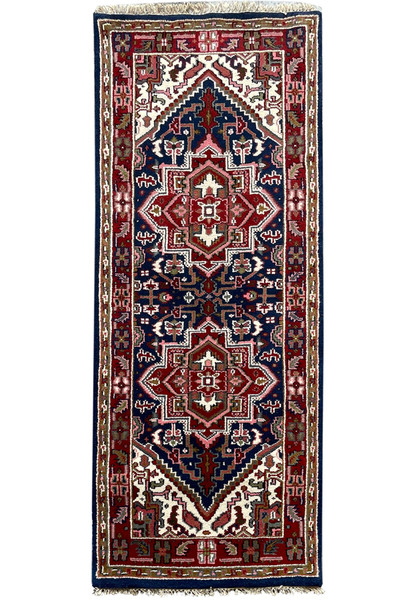 2'7 x 7 Caucasian Heriz Runner Rug