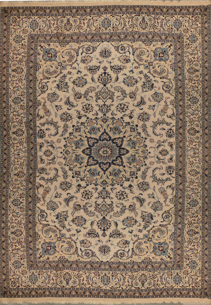 8'2" x 11'5" Persian Nain Rug 3