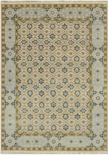 6 x 9 Transitional Pattern Livingroom Handmade Rug