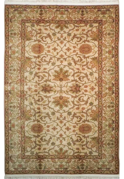 6' x 9' Transitional Chobi Vegetable Dyed Rug 1