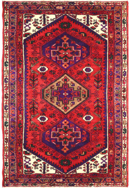 3 x 5 Persian Hamedan Rug 14