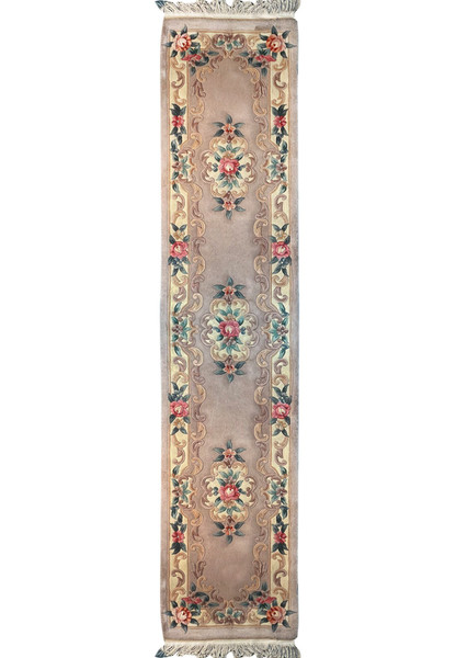 2'3 x 11 Oriental Art Deco Runner Rug