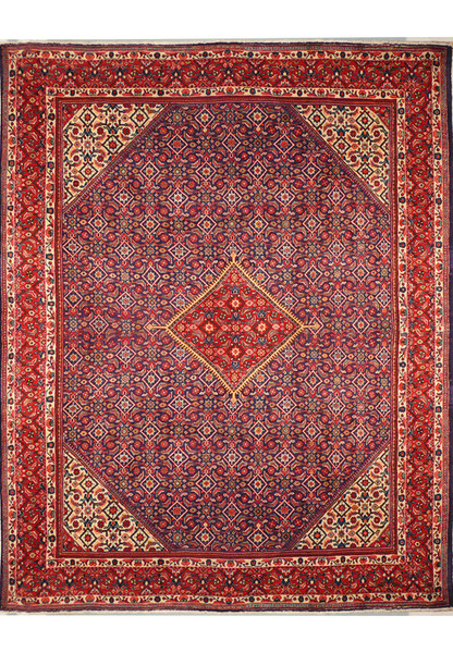 10 x 12 Persian Mahal Rug Diamond Shape Medallion