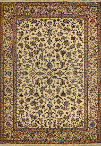 8'1" x 11'5 Persian Nain 9 LAA Rug Wool & Silk