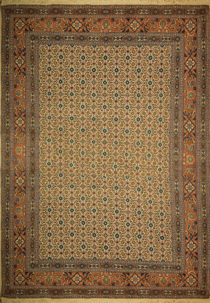 5 x 8 Persian Moud Rug All Over Design