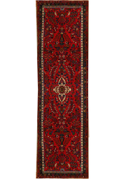 2'7 x 10'3 Persian Hamedan Runner Rug