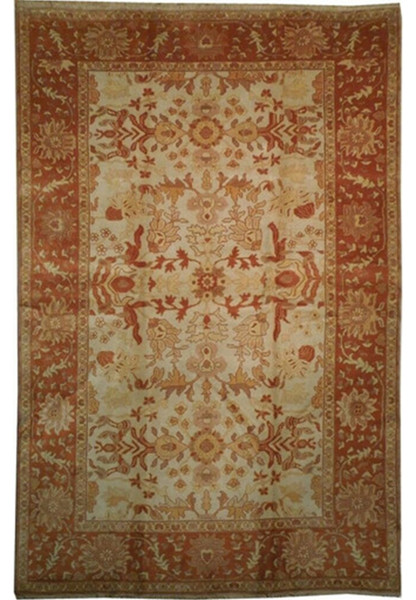 6 x 9 Transitional Oushak Rug