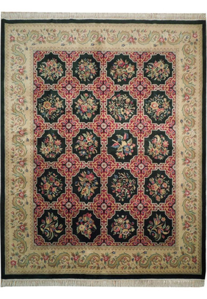 8 x 10 Authentic Oriental Savonnerie French Design Rug