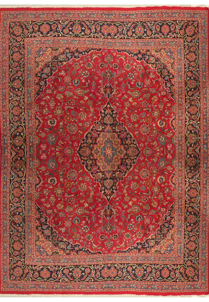 9'7 x 12'8 Persian Mashad Rug