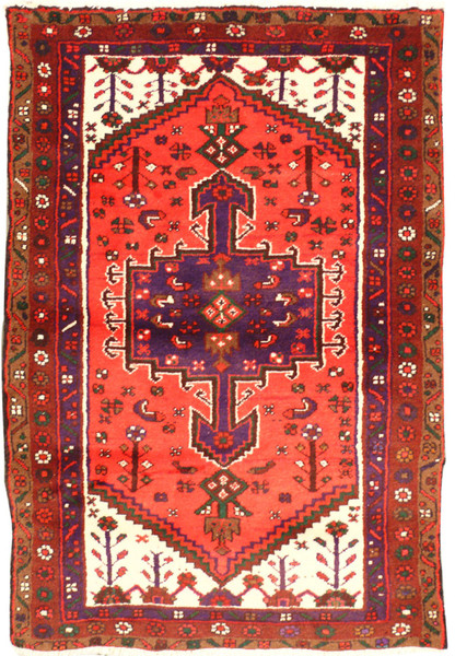 3 x 5 Persian Hamedan Rug 9