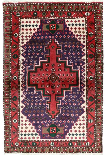 3 x 5 Rare Persian Hamedan Rug