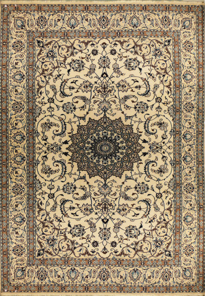 8'2" x 11'3" Persian Nain Rug 1