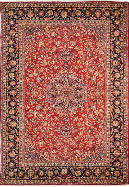 9'8" x 12'8" Persian Isfahan Rug