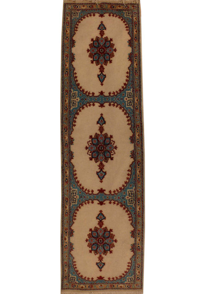 2 x 7 Persian Nain Runner Rug