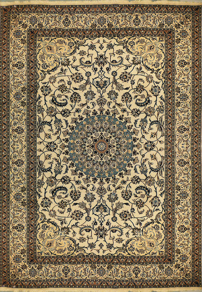 8 x 11'4" Persian Nain Rug 1