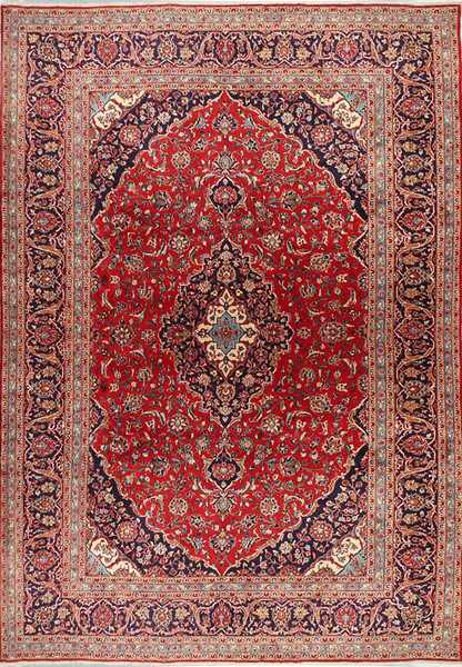 9'11" x 13'5 Persian Kashan Rug