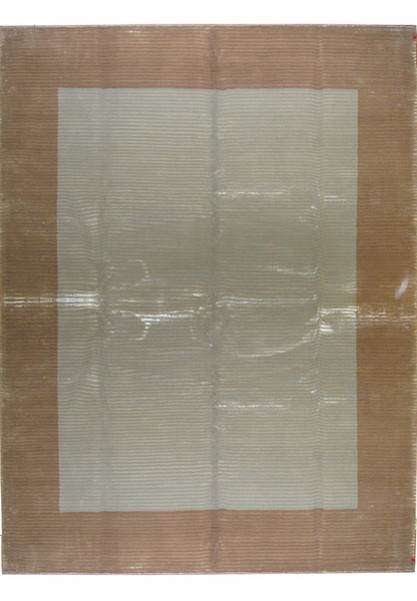 8 x 10 Modern Handmade shiny and soft wool