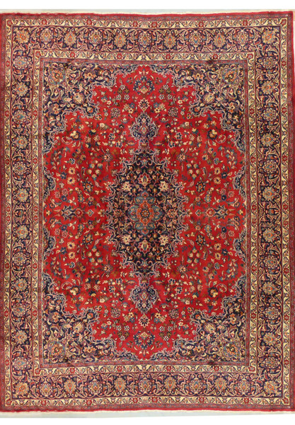 9'5" x 12'8" Persian Mashad Rug