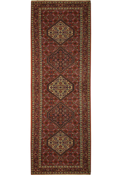 2'7 x 10 Persian Bijar Runner Rug