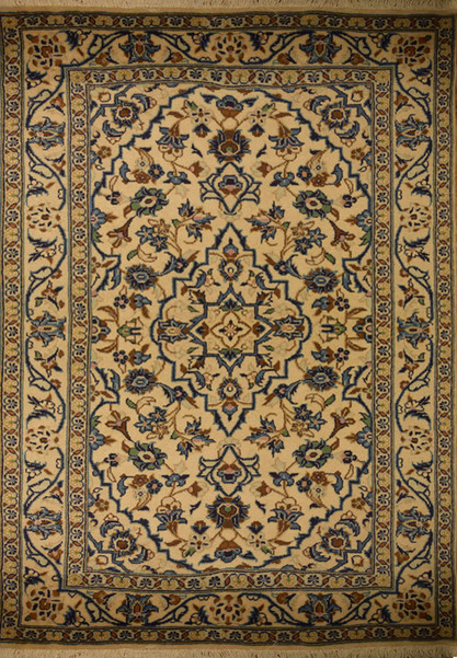 3'2" x 5'5" Persian Kashan Rug