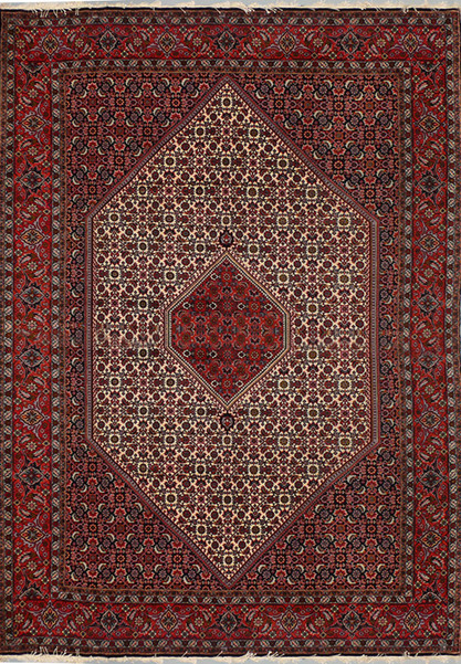 6'6  x 9'9 Persian Bijar Rug Mahi Design