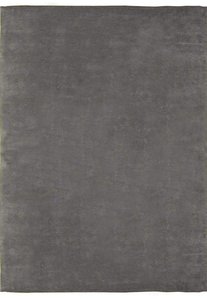 8 x 10 Modern Charcoal Colored Wool and Silk Rug