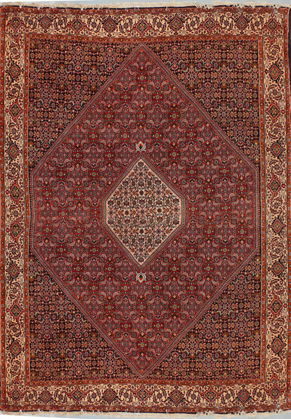 7 x 10 Persian Bijar Mahi Design