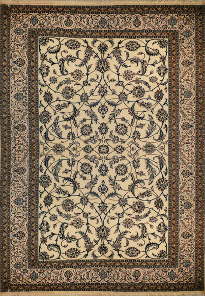 8'1" x 11'8 Persian Nain All over Rug
