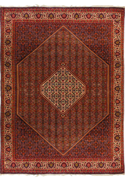 6'8 x 9'2 Antique Persian Bijar Rug
